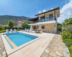 Kaş Bezirgan'da Enfes Doğanın Ortasında, Özel Havuzlu, Kiralık Villa - 3