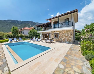 Kaş Bezirgan'da Enfes Doğanın Ortasında, Özel Havuzlu, Kiralık Villa - 3