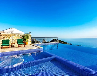 Kaş Bezirgan'da Eşsiz Deniz Manzaralı, Özel Havuzlu, Jakuzili Villa - 4