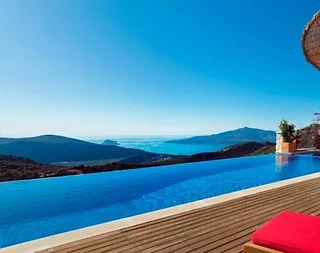 Kaş Bezirgan'da Eşsiz Deniz Manzaralı, Özel Havuzlu, Otantik Villa  - 5
