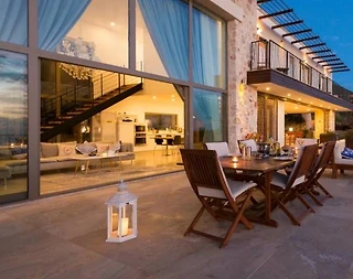 Kaş Bezirgan'da Eşsiz Deniz Manzaralı, Özel Havuzlu, Otantik Villa - 4