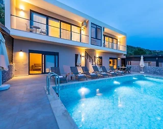Kaş Bezirgan'da Geniş Ailelere Uygun, Özel Havuzlu, Lüks Villa - 3