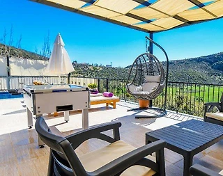 Kaş Bezirgan'da Gözlerden Uzak, Özel Havuzlu, Jakuzili, Balayı Villası - 4