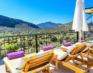 Kaş Bezirgan'da Gözlerden Uzak, Özel Havuzlu, Jakuzili, Balayı Villası - 5