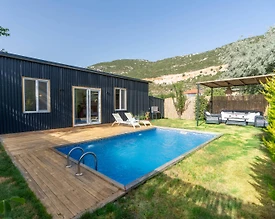 Kaş Bezirgan'da Gözlerden Uzak, Özel Havuzlu, Muhafazakar Villa - 2