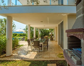 Kaş Bezirgan'da Harika Bahçeli ve Deniz Manzaralı, 11 Kişilik, Lüks Villa - 5
