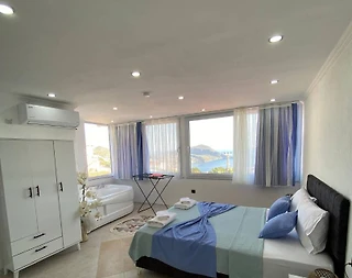 Kaş Bezirgan'da Merkeze Yakın Konumda, Deniz Manzaralı, 2+1 Daire - 1