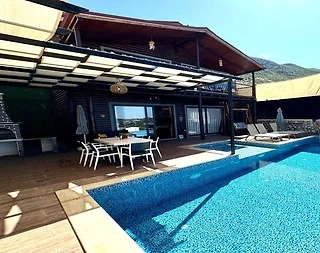 Kaş Bezirgan'da Merkeze Yakın, Özel Havuzlu, 2+1 Konforlu Villa - 4