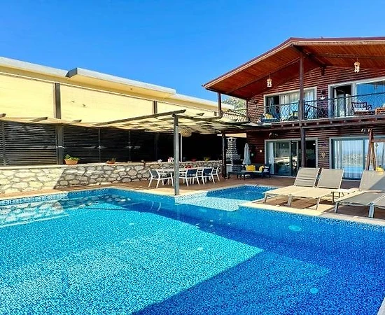 Kaş Bezirgan'da Merkeze Yakın, Özel Havuzlu, 2+1 Konforlu Villa - 1