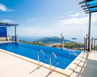 Kaş Bezirgan'da Merkeze Yakın, Özel Havuzlu, Manzaralı Villa - 3