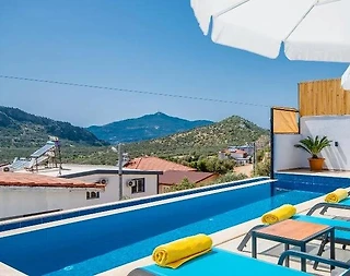 Kaş Bezirgan'da Modern Tasarımlı, Özel Havuzlu, Jakuzili Villa - 4