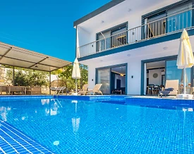 Kaş İkizce'de Muhteşem Dağ Manzaralı, Özel Havuzlu, Jakuzili Villa - 3