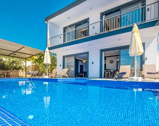 Kaş İkizce'de Muhteşem Dağ Manzaralı, Özel Havuzlu, Jakuzili Villa - 3