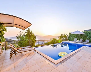 Kaş Bezirgan'da Muhteşem Deniz Manzaralı, Özel Havuzlu, Konforlu Villa - 3