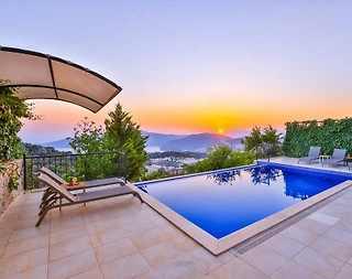 Kaş Bezirgan'da Muhteşem Deniz Manzaralı, Özel Havuzlu, Konforlu Villa - 5