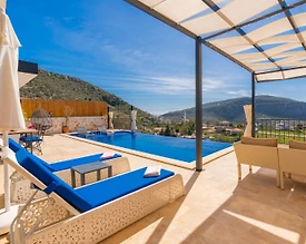Kaş Bezirgan'da Muhteşem Doğada, Özel Havuzlu, Muhafazakar Villa - 2