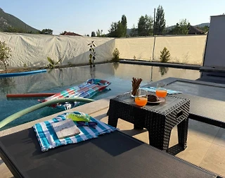 Kaş Bezirgan'da Muhteşem Doğada, Özel Havuzlu, Kiralık Taş Villa - 4