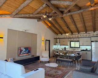 Kaş Bezirgan'da Muhteşem Doğada, Özel Havuzlu, Kiralık Taş Villa - 5