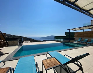 Kaş Bezirgan'da Muhteşem Manzaralı, Özel Havuzlu, Kiralık Villa - 5