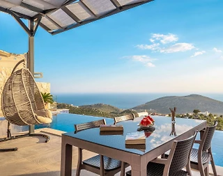 Kaş Bezirgan'da Muhteşem Manzaralı, Özel Havuzlu, Konforlu Villa - 3