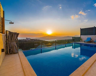 Kaş Bezirgan'da Mükemmel Deniz Manzaralı, Özel Havuzlu, 2+1 Villa - 3