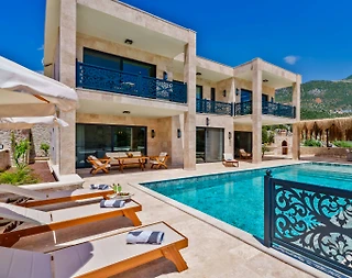 Kaş Bezirgan'da Nezih Konumda, Özel Havuzlu, Lüks Villa - 4