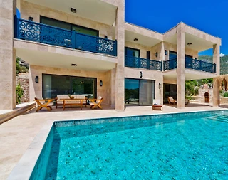 Kaş Bezirgan'da Nezih Konumda, Özel Havuzlu, Lüks Villa - 5