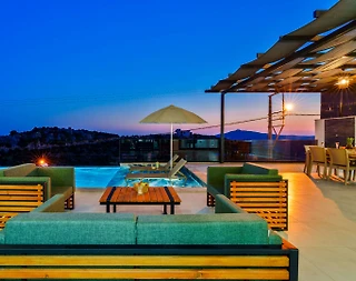 Kaş Bezirgan'da Muhteşem Dağada, Sonsuzluk Havuzlu, Saunalı Villa - 4