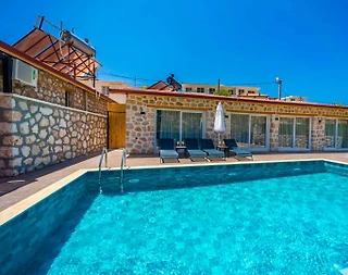 Kaş Bezirgan'da Otantik Tasarımlı, Özel Havuzlu, Saunalı Villa - 2