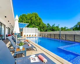 Kaş Bezirgan'da Sakin Doğa İçerisinde, Özel Havuzlu, Saunalı Villa - 2