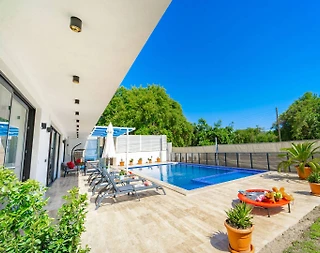 Kaş Bezirgan'da Sakin Doğa İçerisinde, Özel Havuzlu, Saunalı Villa - 3
