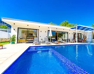 Kaş Bezirgan'da Sakin Doğa İçerisinde, Özel Havuzlu, Saunalı Villa - 5