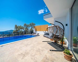 Kaş Bezirgan'da Sakin Konumda, Özel Havuzlu, 4 Kişilik Villa - 2