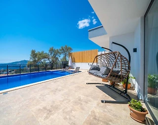 Kaş Bezirgan'da Sakin Konumda, Özel Havuzlu, 4 Kişilik Villa - 2