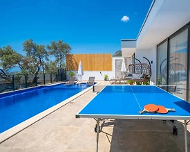Kaş Bezirgan'da Sakin Konumda, Özel Havuzlu, 4 Kişilik Villa - 3