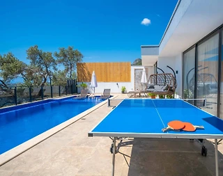 Kaş Bezirgan'da Sakin Konumda, Özel Havuzlu, 4 Kişilik Villa - 3