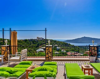 Kaş Bezirgan'da Sakin Konumda, Özel Havuzlu, 4 Kişilik Villa - 5