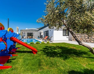 Kaş Bezirgan'da Sakin Konumda, Özel Havuzlu, Bahçeli Villa - 5