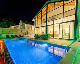 Kaş Bezirgan'da Sakin Konumda, Özel Havuzlu, Balayı Villası - 3