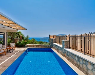 Kaş Bezirgan'da Sakin Konumda, Özel Havuzlu, Kiralık Villa - 2