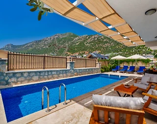 Kaş Bezirgan'da Sakin Konumda, Özel Havuzlu, Kiralık Villa - 3