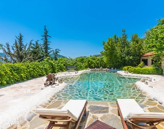 Kaş Bezirgan'da Saunalı, Özel Havuzlu, Tuz ve Buhar Odalı, Bahçeli Villa - 3