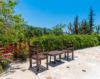 Kaş Bezirgan'da Saunalı, Özel Havuzlu, Tuz ve Buhar Odalı, Bahçeli Villa - 4