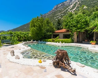 Kaş Bezirgan'da Saunalı, Özel Havuzlu, Tuz ve Buhar Odalı, Bahçeli Villa - 5
