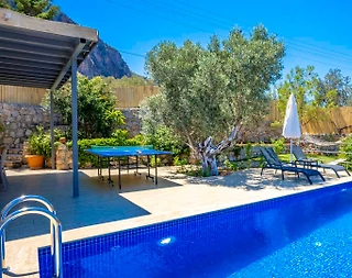 Kaş Bezirgan'da Şehir Gürültüsünden Uzak, Özel Havuzlu, Konforlu Villa - 3