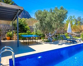 Kaş Bezirgan'da Şehir Gürültüsünden Uzak, Özel Havuzlu, Konforlu Villa - 3