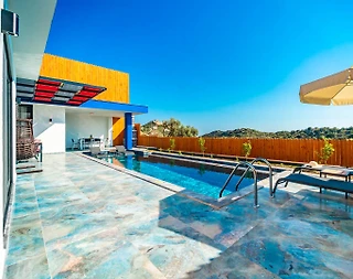Kaş Bezirgan'de Enfes Doğa Manzaralı, Özel Havuzlu, Kiralık Villa - 3