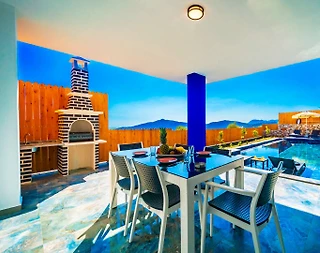 Kaş Bezirgan'de Enfes Doğa Manzaralı, Özel Havuzlu, Kiralık Villa - 5
