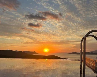 Kaş Andifli'de Muhteşem Deniz Manzaralı, Özel Havuzlu, Kiralık Villa - 1