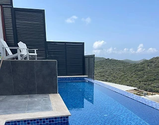 Kaş Andifli'de Muhteşem Deniz Manzaralı, Özel Havuzlu, Kiralık Villa - 3